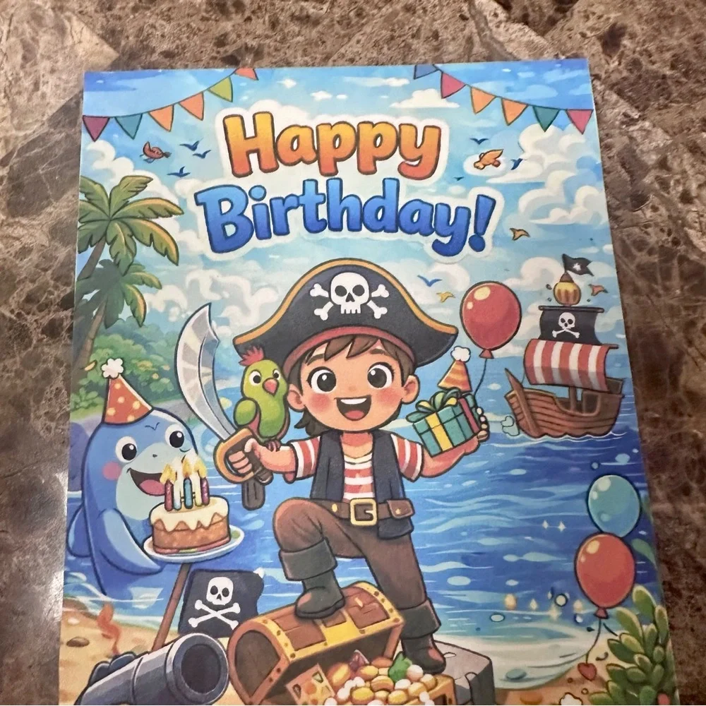 Handmade pirate themed